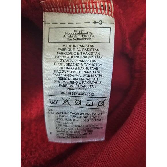 ADIDAS 3 FOIL ORIGIN SUPERSTAR FLEECE TOP HOODIE HOODY PULLOVER HOODIE MENS SZ S - Picture 4 of 5